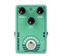 Pedal De Efecto De Guitarra Overdrive True Bypass Partes De Guitarra Eléctrica Verde Accesorios para efectos de guitarra