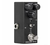 Pedal de efecto de guitarra portátil, retardo, distorsión, coro, trémolo, overdrive digital