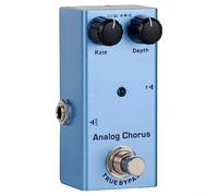 Pedal de efecto de guitarra portátil, retardo, distorsión, coro, trémolo, overdrive digital