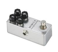 Pedal de efecto de guitarra, True Bypass, compresor de bajo, pedal overdrive 4 modos de efector, accesorios de guitarra duraderos