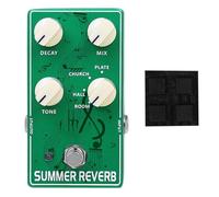Pedal de efecto de guitarra versátil con retardo de distorsión, diseño compacto perfecto para actuaciones en vivo y uso de estudio, equipo de efecto de guitarra de grado de estudio
