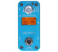 Pedal de efecto de reverberación y retardo Mtlavishness. Diseño futurista y retro. Minimiza la pérdida tonal para guitarra eléctrica en estudios o escenarios. Material de