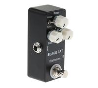 ＡＷＨＡＯ Pedal de Efecto Distorsión Mini para Guitarra Procesador True Cuerpo Aleación Aluminio Indicador Led Adecuado para Práctica Musical Accesorios