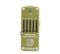 Pedal de efecto ecualizador de graves analógico, de 5 bandas, mini pedal de efecto de ecualizador de bajo eléctrico, pedal de efecto True Bypass Full Metal Shell