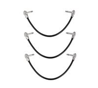 Pedal de efecto guitarra eléctrica, 3 piezas, cable de cable en ángulo recto, cable de tablero de pedal, accesorios de instrumentos musicales