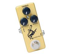 Pedal de efecto overdrive portátil de carcasa de metal para guitarra True Bypass