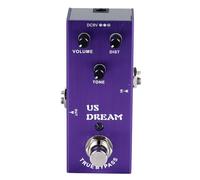 Pedal de Efecto True Bypass Looper Pedal de Efecto de Guitarra Interruptor de Bucle Doble con Múltiples Tonos para Efecto de Distorsión, Tamaño Compacto (AN-03 Púrpura)