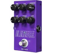 Pedal de efectos de bajo eléctrico, efectos de retardo digital de sonido único con 9 efectos de retardo diferentes duraderos