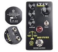 Pedal de efectos de guitarra basado en circuito electro Harmonix Big Muff, distorsión y pelusa con volumen, tono, control de sostenimiento