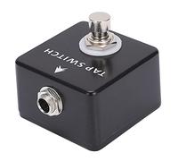 Pedal de efectos de guitarra con diseño de bloqueo de interruptor de pie para fácil operación y carcasa de metal Incluye conector de salida de 1/4 pulg. para una conexión estable