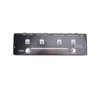 Pedal de efectos de guitarra, conmutador de bucle de efectos de guitarra con True Bypass, caja de bucle 4X4 con pantalla LED, 16 preajustes programables, 2 interruptores de pedal