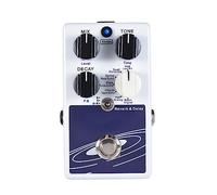 Pedal De Efectos De Guitarra De Reverberación Y Retardo 7 Efectos De Reverberación Y 7 Efectos De Retardo True Bypass Accesorios para efectos de guitarra