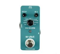 Pedal de efectos de guitarra digital de 9 tipos de reverberación para MVAVE DIG REVERB para un rendimiento de sonido dinámico