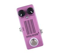 Pedal de efectos de guitarra económico que proporciona un auténtico sonido de reverberación de resorte, unidad de reverberación de diseño compacto para guitarra, tono de reverberación tradicional