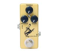 Pedal de efectos de guitarra eléctrica Overdrive Pedal de efecto de guitarra True Bypass Full Metal Shell aumenta el pedal de efecto de guitarra