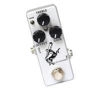 Pedal de efectos de guitarra eléctrica, pedal de efecto de guitarra Overdrive True Bypass, carcasa de metal completa que aumenta el efecto