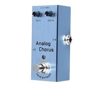 Pedal de Efectos de Guitarra Eléctrica, Pedal de Efectos de Guitarra Eléctrica de Tipo único Duradero Ajustar el Timbre Mejorar el Espesor Tono único Metal para Tocar (AN-08 Azul)
