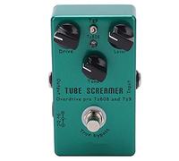 Pedal de Efectos de Guitarra, Fácil Instalación de Pedales de Efectos Verdes Portátiles para Tocar(Efecto de sobrecarga manual TUBE SCREAMER)