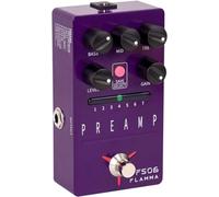 Pedal de efectos de guitarra FLAMMA FS06 Digital Preamplificador con simulación de gabinete integrado, 7 modelos de preamplificador, preajuste guardable