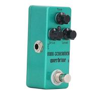 Pedal de efectos de guitarra Overdrive, mini pedal de guitarra Overdrive analógico, pedal de efectos de guitarra eléctrica, con interruptor True Bypass para kit de guitarra