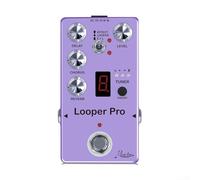 Pedal de efectos de guitarra, pedal de efecto de guitarra digital Looper Pro, pedal de efecto Phaser de guitarra analógico con reverberación de afinador de coro de retardo Looper