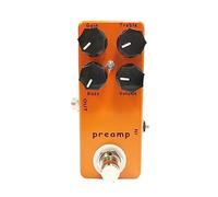 Pedal De Efectos De Guitarra Preamplificador De Guitarra True Bypass Mini Pedal Color Naranja Piezas De Accesorios De Guitarra Eléctrica Accesorios para efectos de guitarra