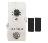 Pedal de Efectos de Refuerzo para Guitarra Eléctrica, Construcción de Aleación de Aluminio con Almohadillas de Goma, Impedancia de Entrada de 1 MΩ y Adaptador DC9V para un Mejor