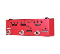 Pedal de efectos, efectos todo en , pedal de efectos múltiples para guitarra, 6 en 1, retraso, distorsión, sobremarcha, potenciador de potenciador