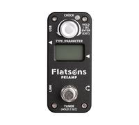 Pedal de efectos múltiples para guitarra, aleación de aluminio, distorsión con indicador LED, capacidad de carga USB, para reverberación y pasillo, resorte y habitación, analógicos y digitales