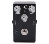 Pedal de Efectos para Guitarra Distorsión True Bypass, Portátil y Ajustable, Color Negro - Señal Analógica 100%, Tres Modos de Sonido, Uso Profesional