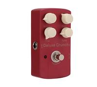Pedal de Efectos para Guitarra Eléctrica, Distorsión Crunch, Color Rojo - Control Preciso, Diseño Compacto y True Bypass para Músicos
