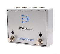 Pedal de enrutamiento de señal para caja de interruptores MOSKYAUDIO AB con dos caminos de salida separados para conmutación de amplificador y función de señal pasante constante