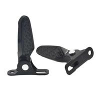 Pedal de extensión para reposapiés de Bicicleta, Tablero de Soporte de Aluminio Negro de fácil instalación, Compatible con Bicicletas