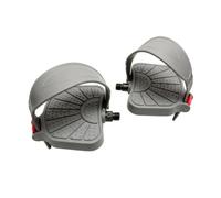 Pedal de Fitness Pedal de Bicicleta Pedal de Ejercicio Pedal Antideslizante con Jaula para Pies con Rosca Estándar Adecuado para Entrenamiento Diario Rehabilitación Ligera Ciclismo Interior