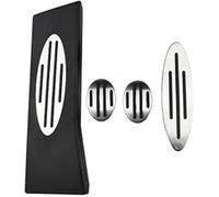 Pedal de Freno de Coche para BMW para Mini para Cooper para JCW S R55 R56 R60 R61 F54 F55 F56 F60 Reposapiés de Acero Inoxidable Cubierta de Pedal de Acelerador, Freno y Embrague Pedales de Coche