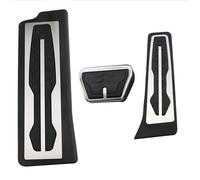 Pedal De Freno Para BMW 3 Para Serie G20-2022 Acelerador Coche Pedal Freno Combustible Reposapiés Cubierta Placa Almohadillas(AT with Rest)