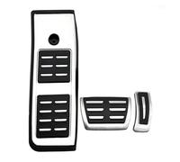 Pedal de Freno Pedales De Coche Almohadillas Cubierta Pedal De Freno Acelerador Acero Inoxidable Para A4 Para B9 2016-2024 AT