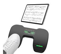 Pedal de giro de página Bluetooth: interruptor de pie Bluetooth, controlador de lectura de música recargable para tabletas y smartphones