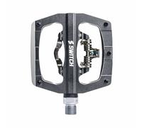 Pedal de grava - MTB plato interruptor automático o estándar aluminio CNC gris