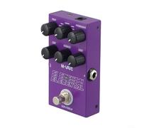 Pedal de guitarra compacto con retardo digital de 3000 ms, 9 efectos, modo de pulsación, carcasa de metal True Bypass para rock