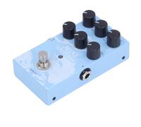Pedal de Guitarra de Reverberación, Mini Universe 9 Sonidos Mini Pedal de Efecto de Reverberación con Interfaces de Potencia Duales, para Habitación, Sala, Placa, Resorte, Nube,
