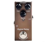 Pedal de guitarra multiefecto con distorsión, retardo, coro, trémolo y sobremarcha, procesador digital analógico para guitarra eléctrica, Stompbox de metal portátil (H)