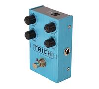 Pedal de Guitarra Overdrive, Guitarra Eléctrica del Tamaño Adecuado Efectos Pedal de Accionamiento Buena Apariencia Estructura Estable para Producción Musical (AN 38 Azul claro)