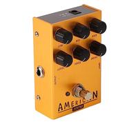Pedal de Guitarra Overdrive, Guitarra Eléctrica del Tamaño Adecuado Efectos Pedal de Accionamiento Buena Apariencia Estructura Estable para Producción Musical (AN 34 Oro)