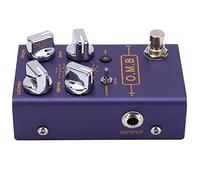 Pedal de guitarra Pedal de efectos de guitarra O.M.B Looper Drum Machine 2 en 1 Accesorio de instrumento ajustable Pedal de bucle