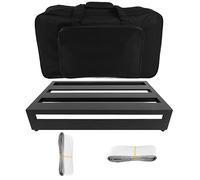 Pedal de guitarra portátil de aleación de aluminio, accesorio de pedalera con efecto de guitarra Extra grande con bolsa para músicos y artistas (PB 3)