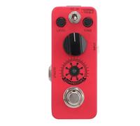 Pedal de Guitarra True Bypass Pedal de Sonido de Compresión Clásico Ataque Suave y Decadencia para Guitarra Eléctrica con Carcasa de Metal Color Rojo