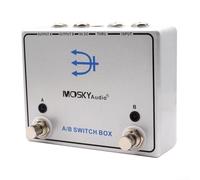 Pedal de interruptor de canal para caja de interruptores MOSKYAUDIO AB con dos salidas de amperios y control de interruptor de pie para conmutación rápida de ruta de señal