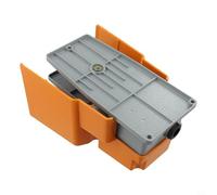 Pedal de interruptor de pie de aluminio fundido con cubierta de protección de palanca y salida de doble contacto para aplicaciones industriales