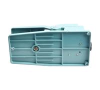 Pedal de interruptor industrial Tfs-402 15a de 1 nc, control momentáneo de pie autorreiniciable con carcasa de aluminio estilo interruptor de 1 no 250 V, glándula de cable con clasificación Ip65 para